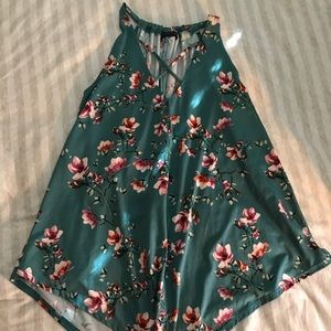 Floral tank top